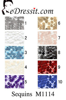 Sequins M1114 Fabric